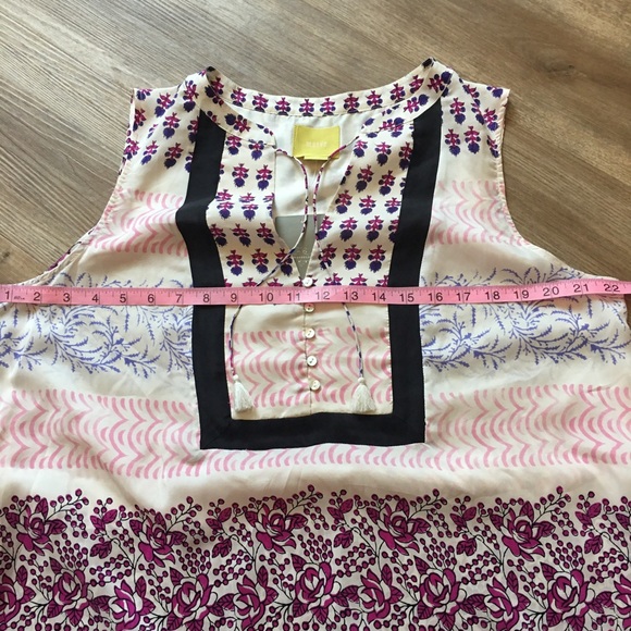 NWT Anthropologie Maeve Istmo Silk Tunic Top 14 - Picture 10 of 12